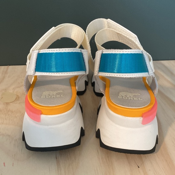 Sorel Kinetic Sandal Sea Salt 9.5 multicolor Y Strap - Picture 3 of 10